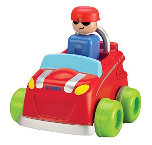 TOMY E72242C1 Flinker Flitzer-Auto, Push und Go Flugzeug für Kinder ab 12 Monate