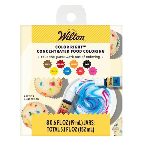 Wilton Color Right Performance Color System 8/Pkg