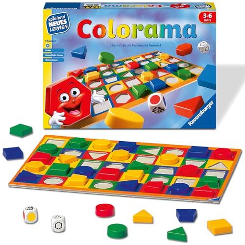 Ravensburger Kinderspiel Colorama - Lernspiel ab 6 Jahre
