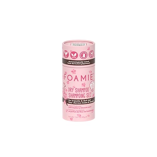FOAMIE Trockenshampoo Berry für brünette Haare, plastikfrei, pH-ausgleichend, seifenfrei, ohne Sulfate oder Parabene Hergestellt in Großbritannien