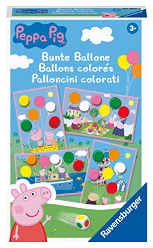 Ravensburger Reisespiel Peppa Pig: Bunte Ballone - Kinderspiel ab 3 Jahre