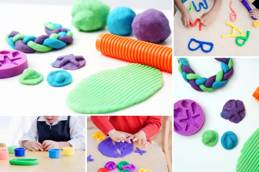 Knete für Kleinkinder selber machen: 3 einfache Rezepte