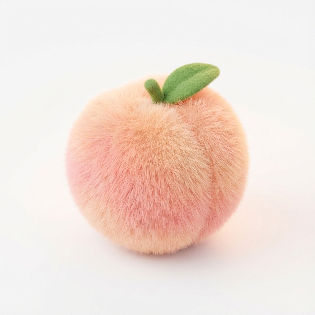 So groß wie ein Pfirsich