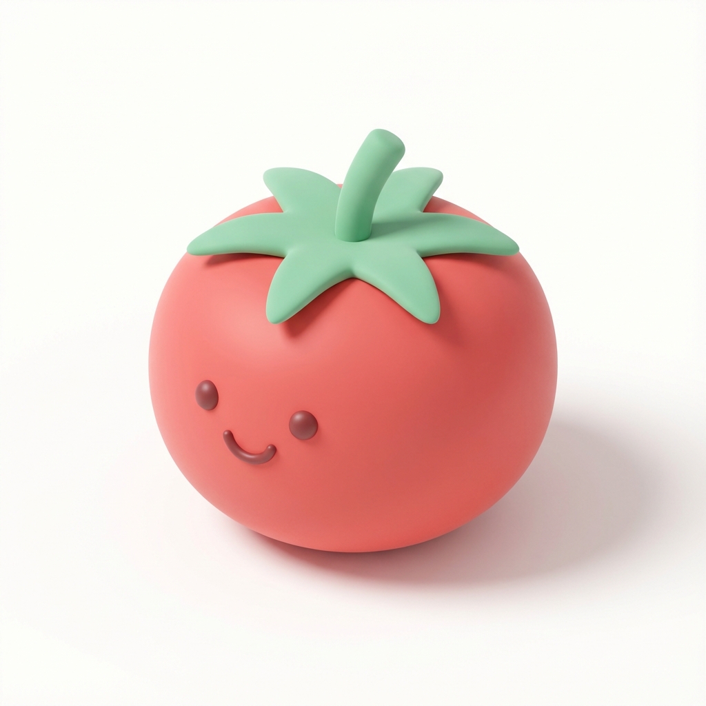 So groß wie ein Tomate
