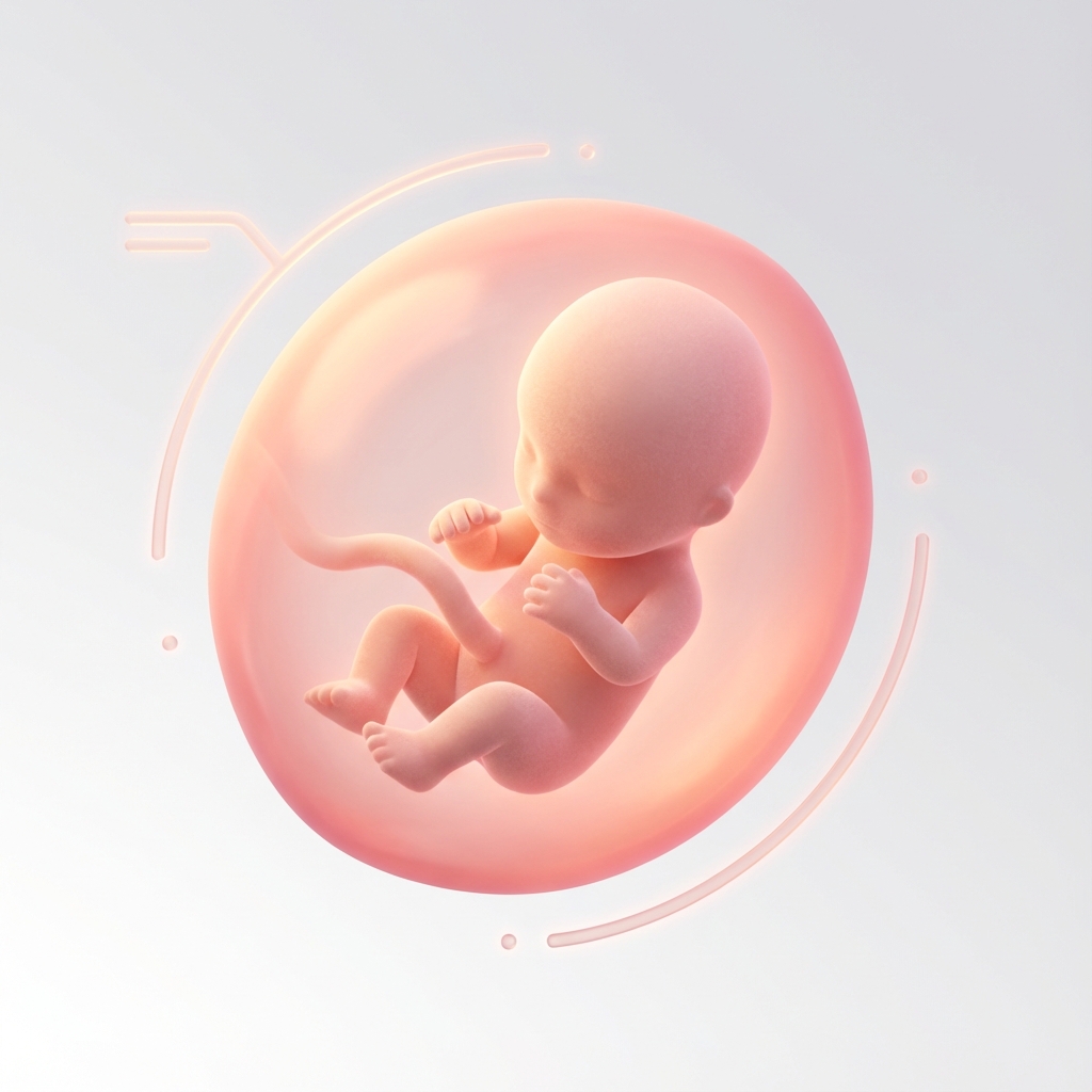 Baby Entwicklung im Stadium Früher Fötus